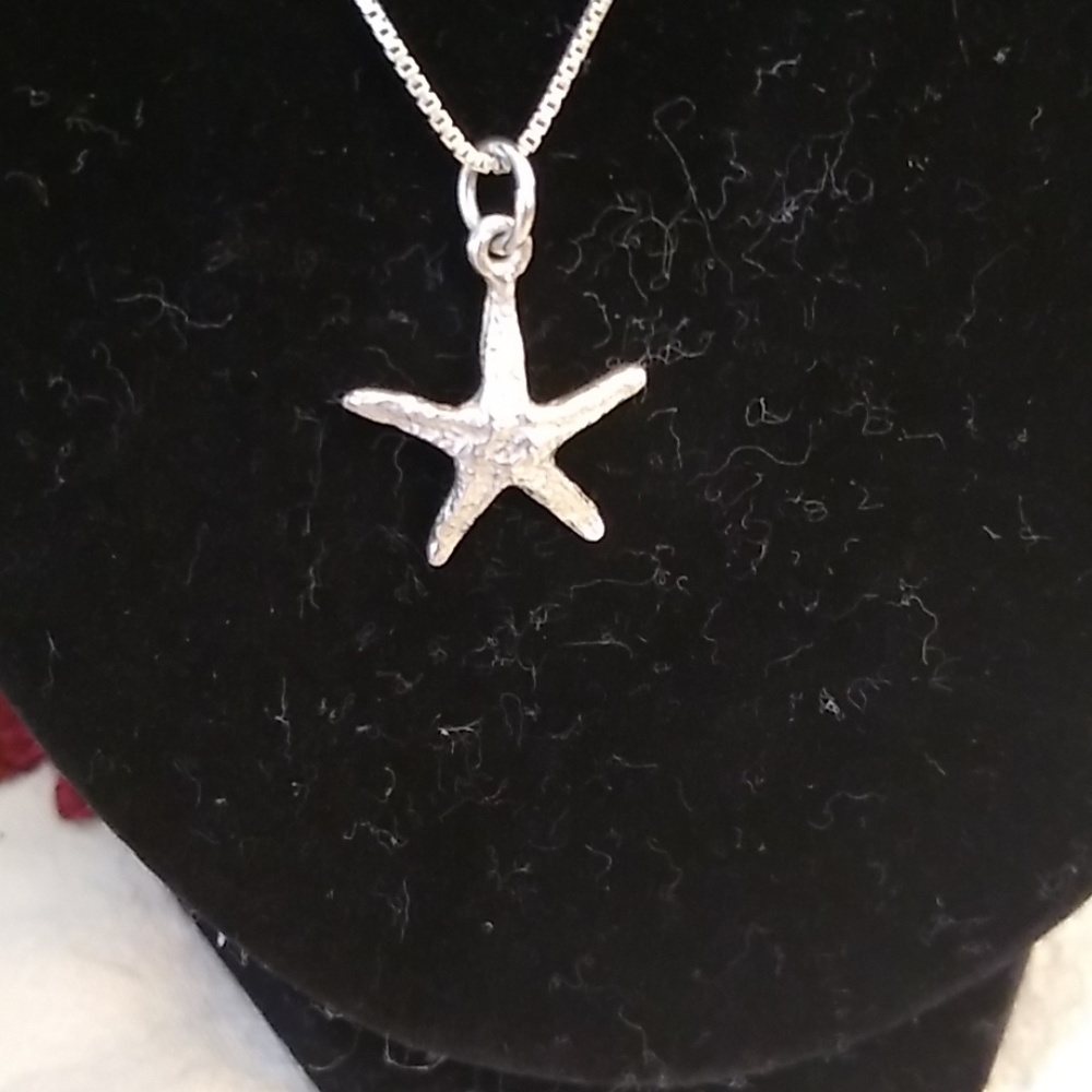925 Starfish and chain